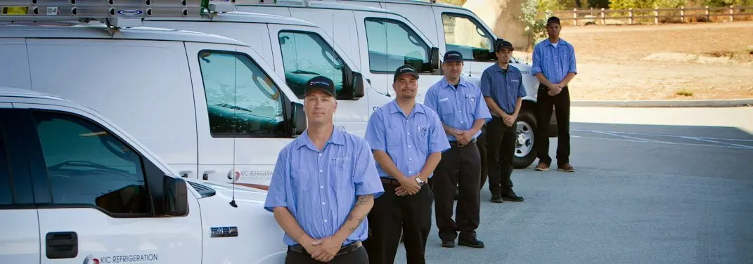 KIC Refrigeration crew ready for Mini Split Repair jobs across Vacaville